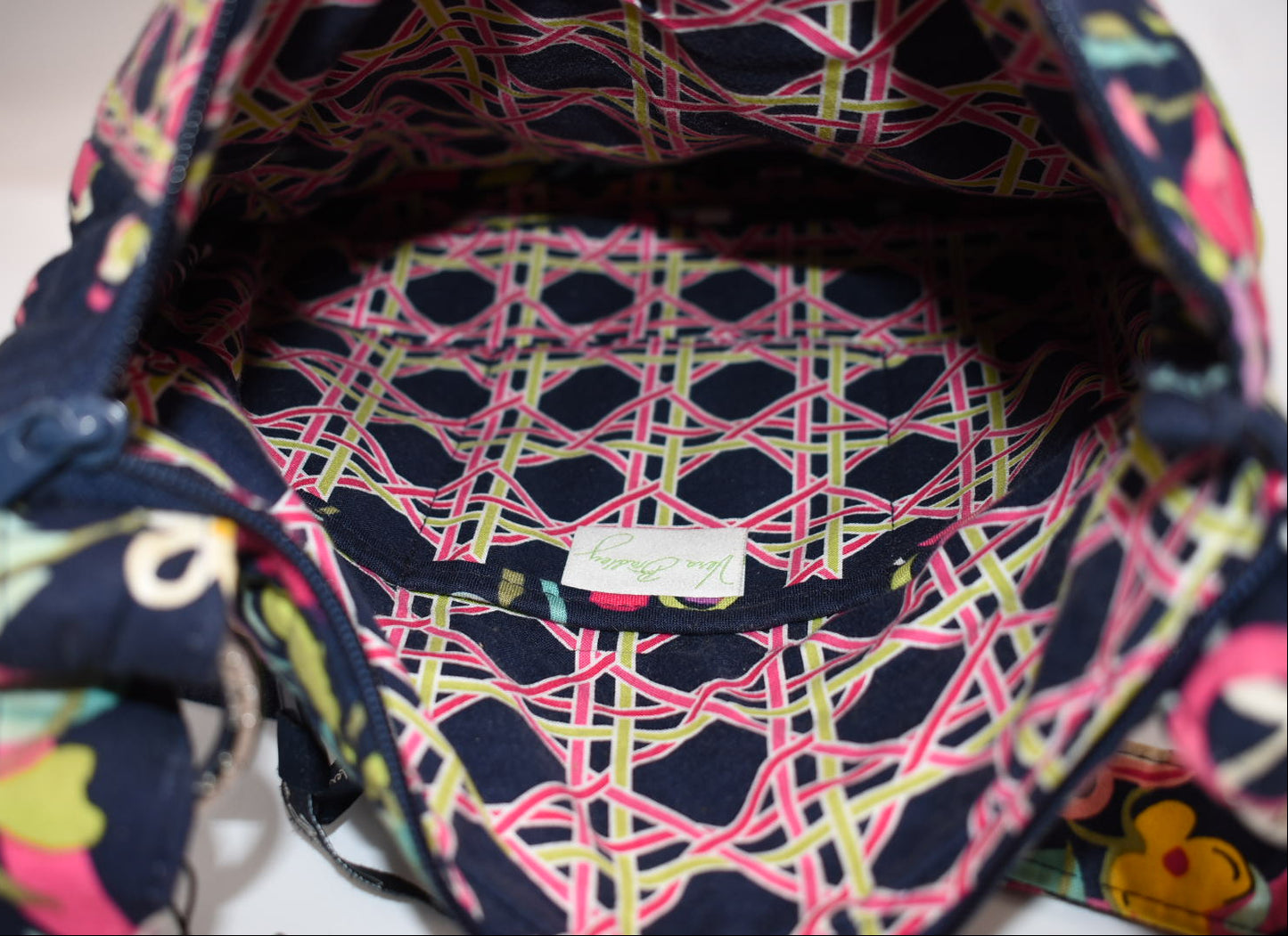 Vera Bradley Hipster Crossbody Bag in "Ribbons" Pattern