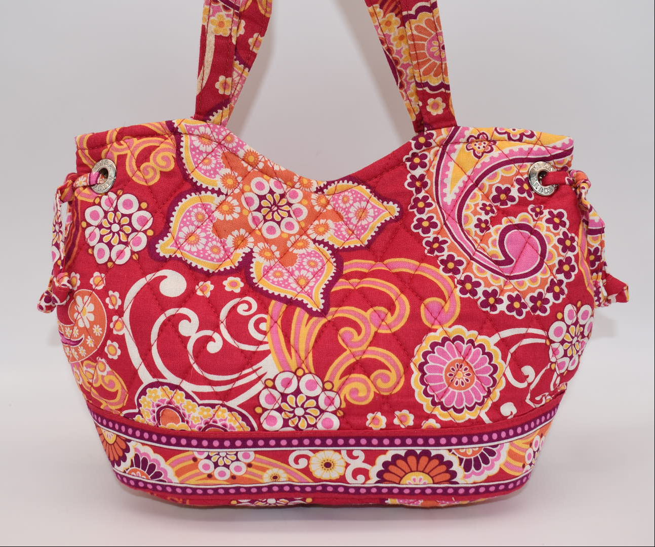 Vera Bradley Sherry Tote Bag in "Raspberry Fizz" Pattern