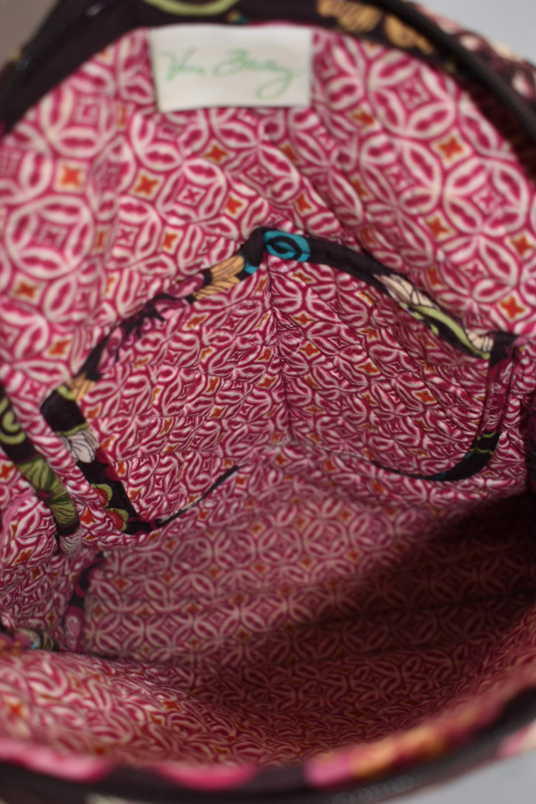 Vera Bradley Small Quilted Cotton Backpack in "Mod Floral- Pink" Pattern