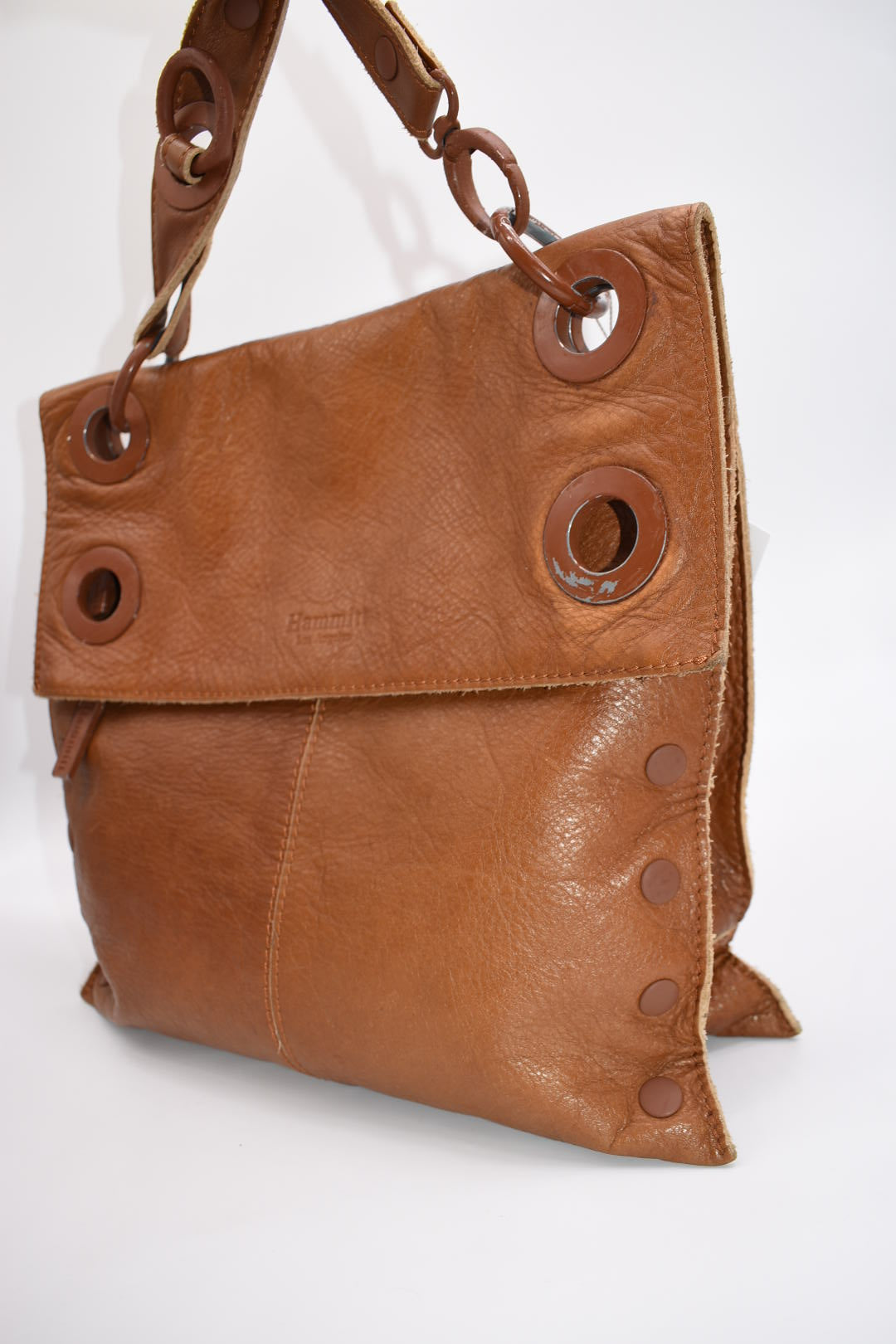 Hammit Leather Reversible Dune Crossbody Bag