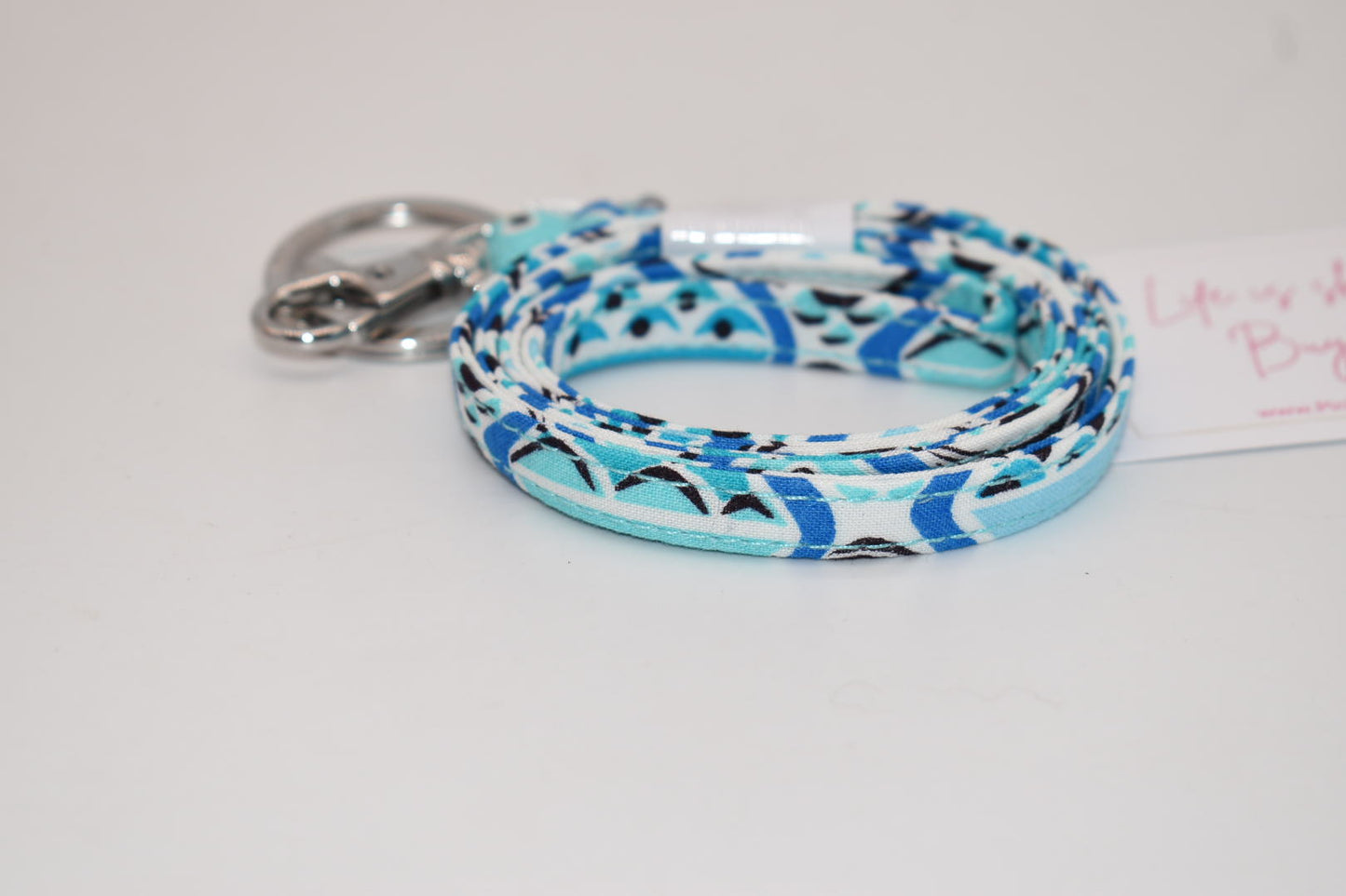 Vera Bradley Lanyard in "Go Fish Blue" Pattern