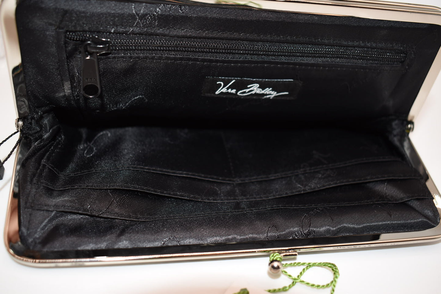 Vera Bradley Double Kisslock Wallet in "Baroque" Pattern