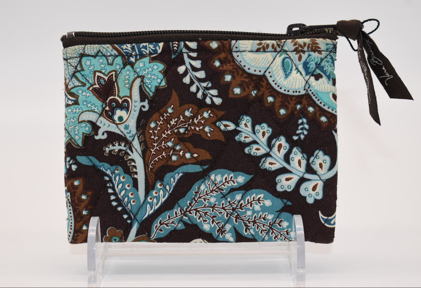 Vera Bradley Zip Coin Wallet in "Java Blue" Pattern