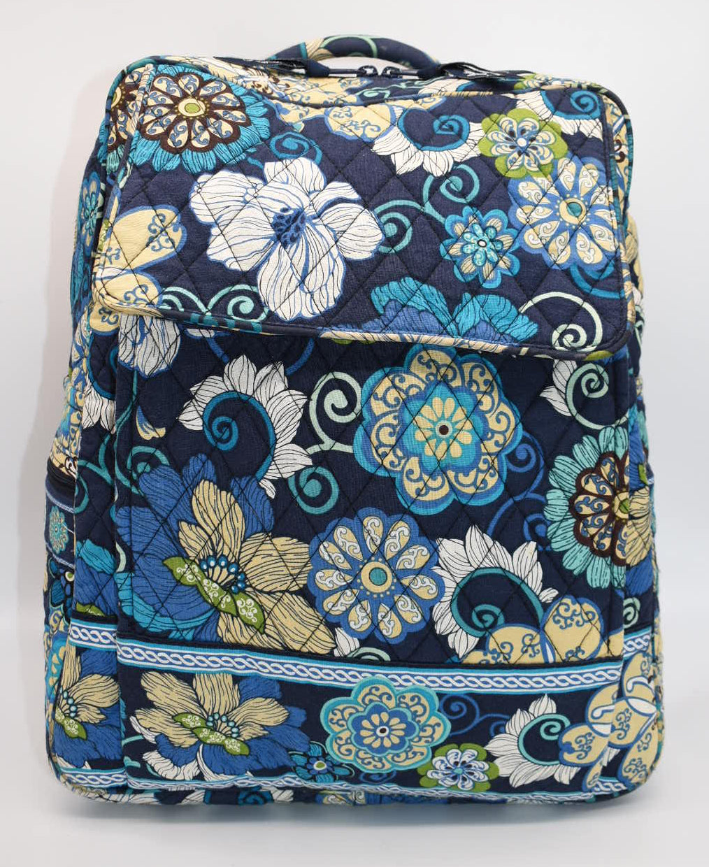 Vera Bradley Large Ultimate Backpack in "Mod Floral Blue" Pattern