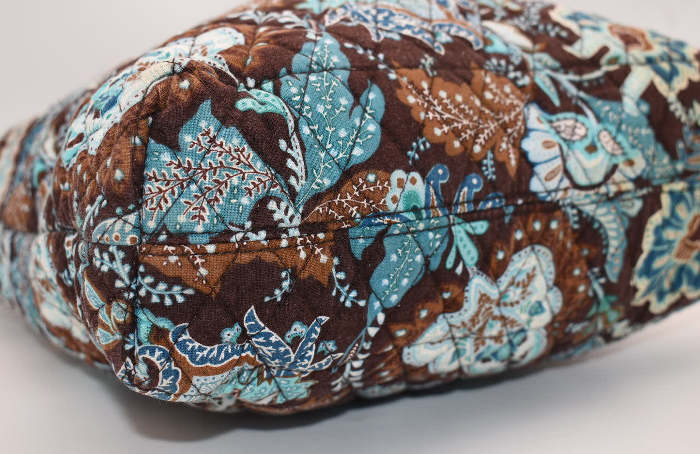 Vera Bradley Quilted Cotton Everyday Tote Bag in "Java Blue" Pattern