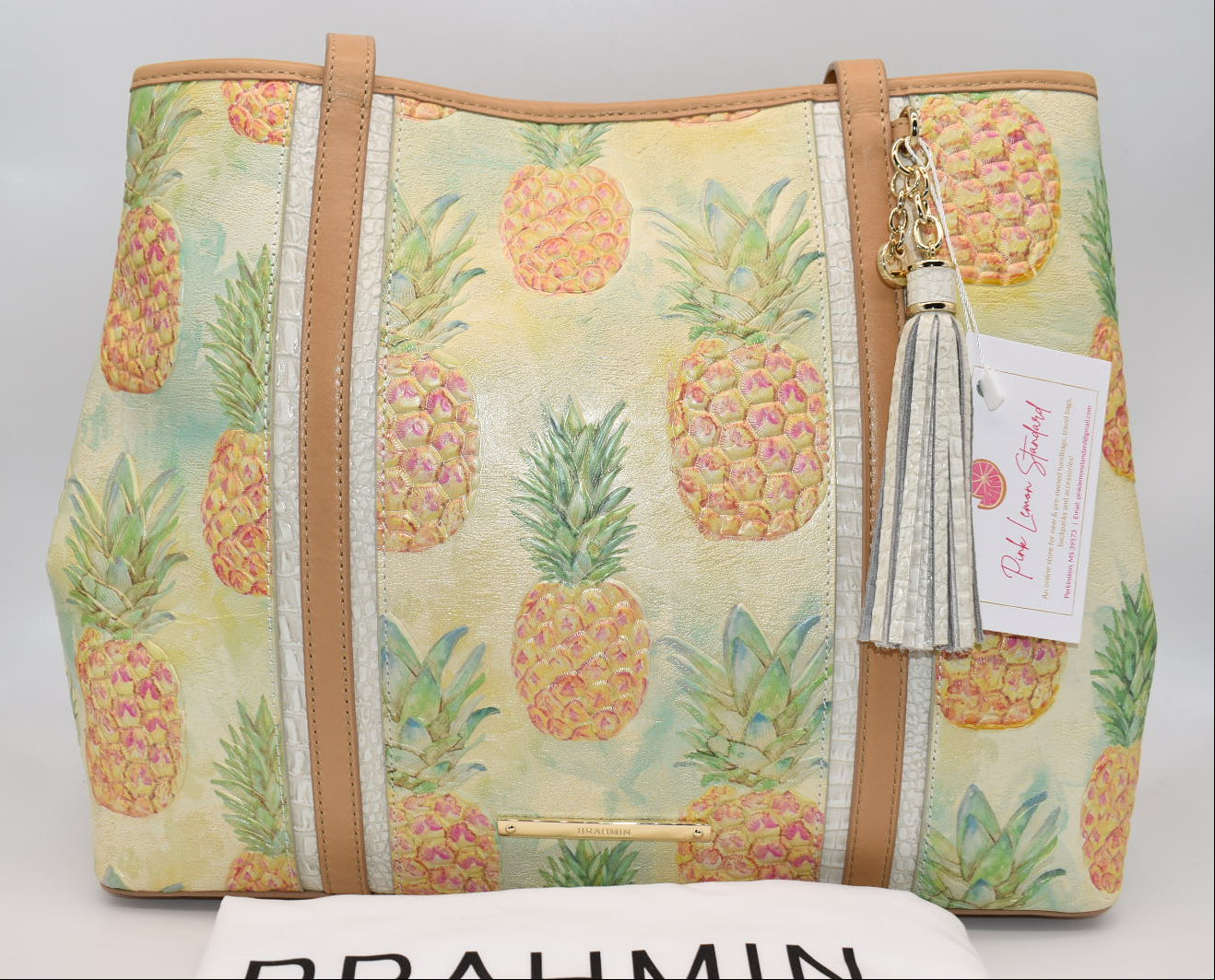 Brahmin Medium Julian Tote Bag in Multi Pompano