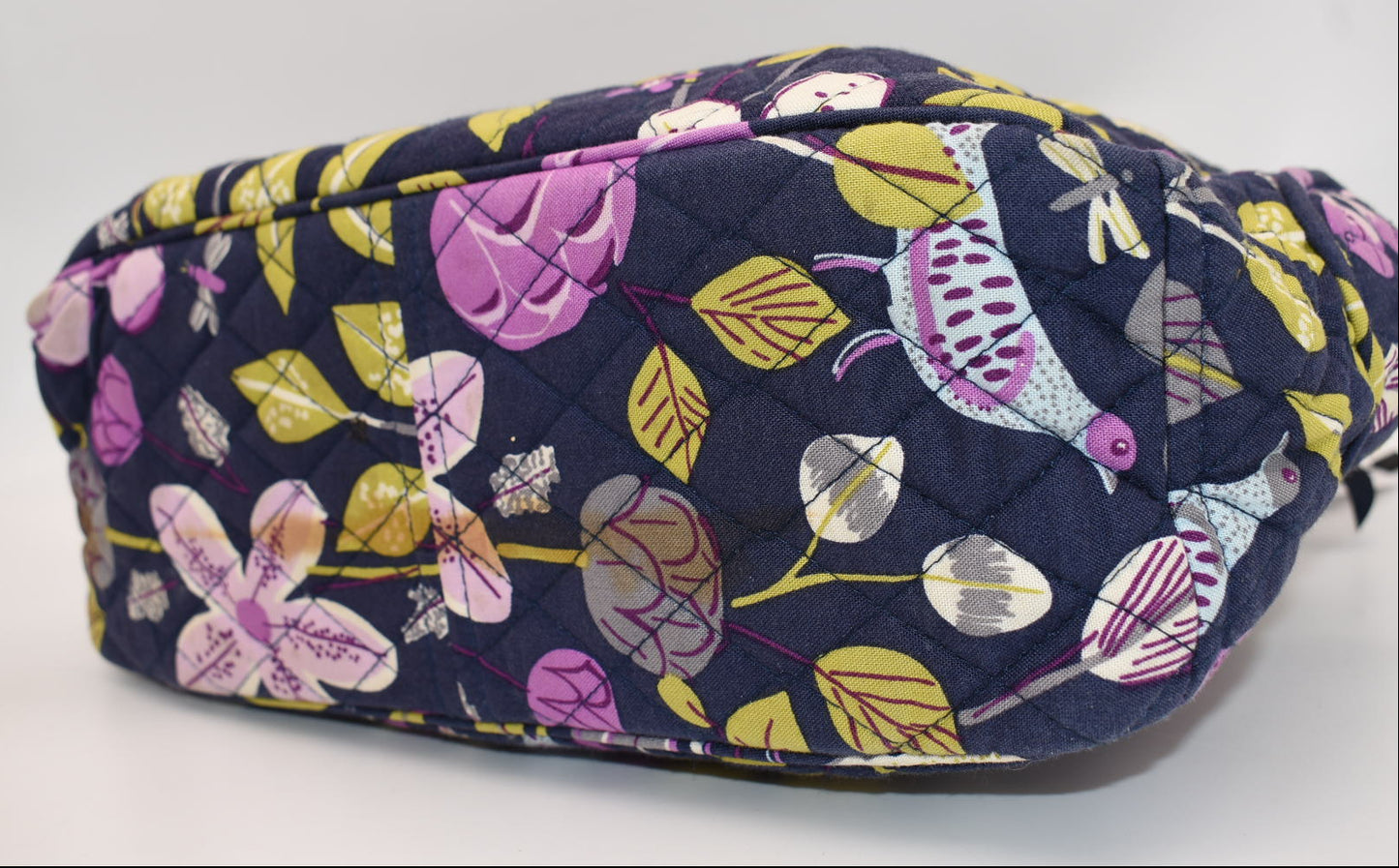 Vera Bradley On-the-Go Shoulder Bag in "Floral Nightingale" Pattern