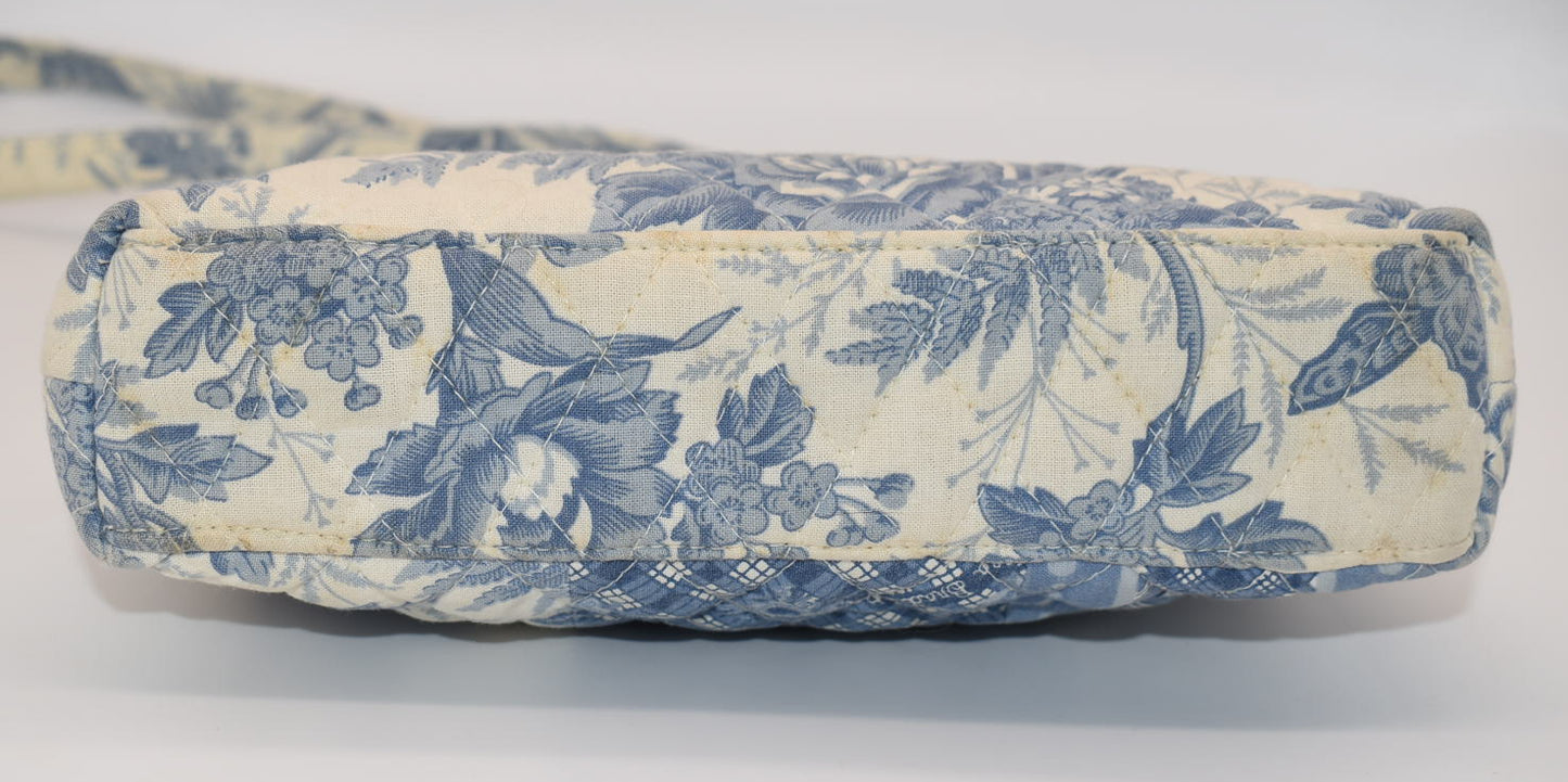 Vintage Vera Bradley Shoulder Bag "Blue Toile -2001" Pattern