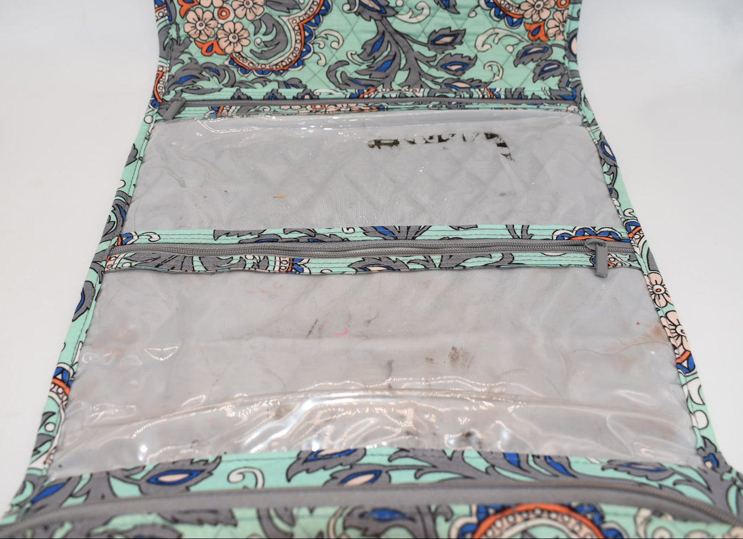 Vera Bradley Hanging Cosmetic & Toiletry Organizer in "Fan Flowers" Pattern