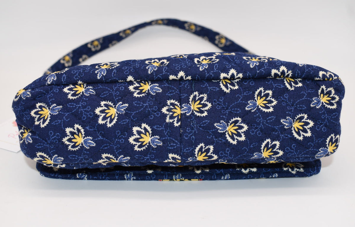 Vintage Vera Bradley Shoulder Bag in "Maison Blue" Pattern