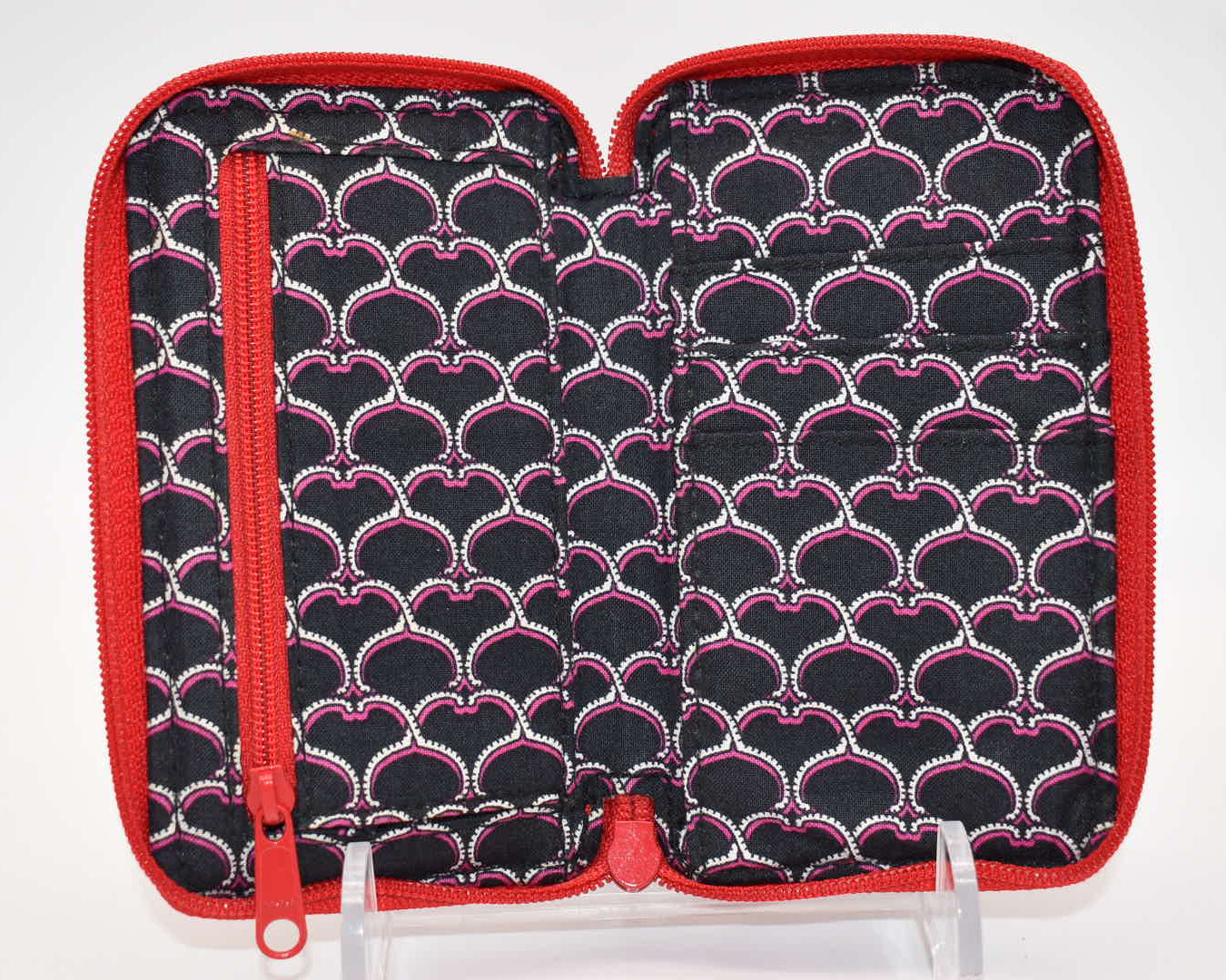 Vera Bradley "All in One" Wristlet in "Frankly Scarlet" Pattern