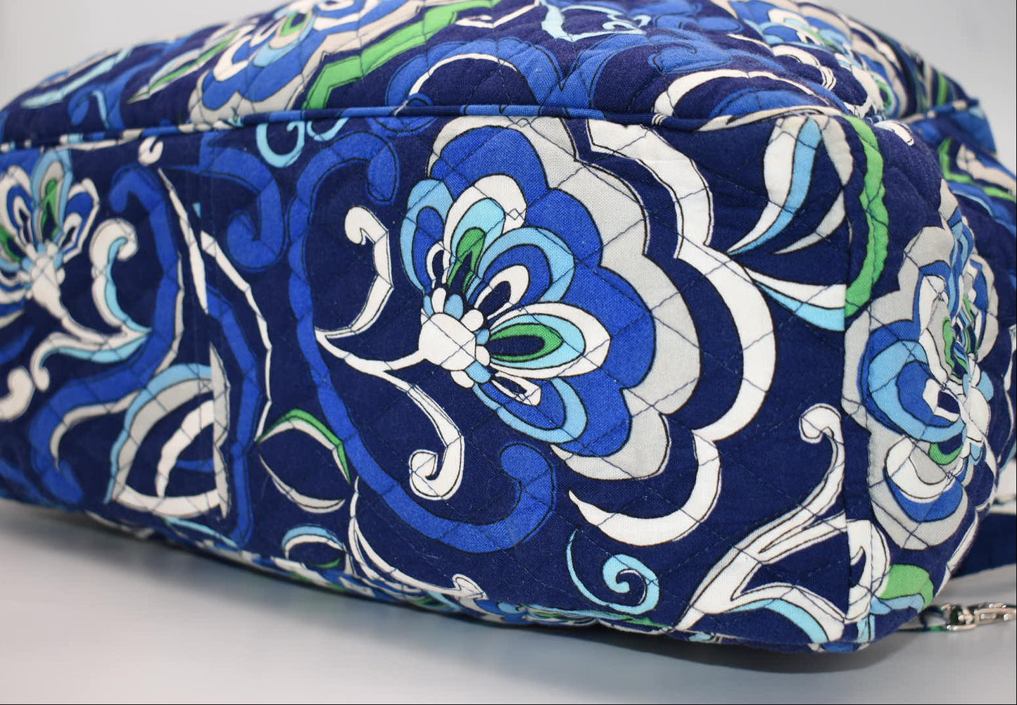 Vera Bradley Travel Diaper Baby Bag in "Mediterranean Blue" Pattern