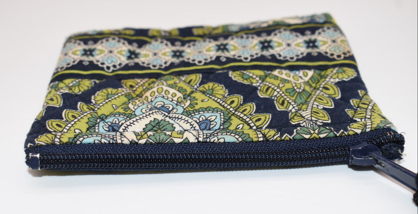 Vera Bradley Zip Coin Purse in "Cambridge" Pattern