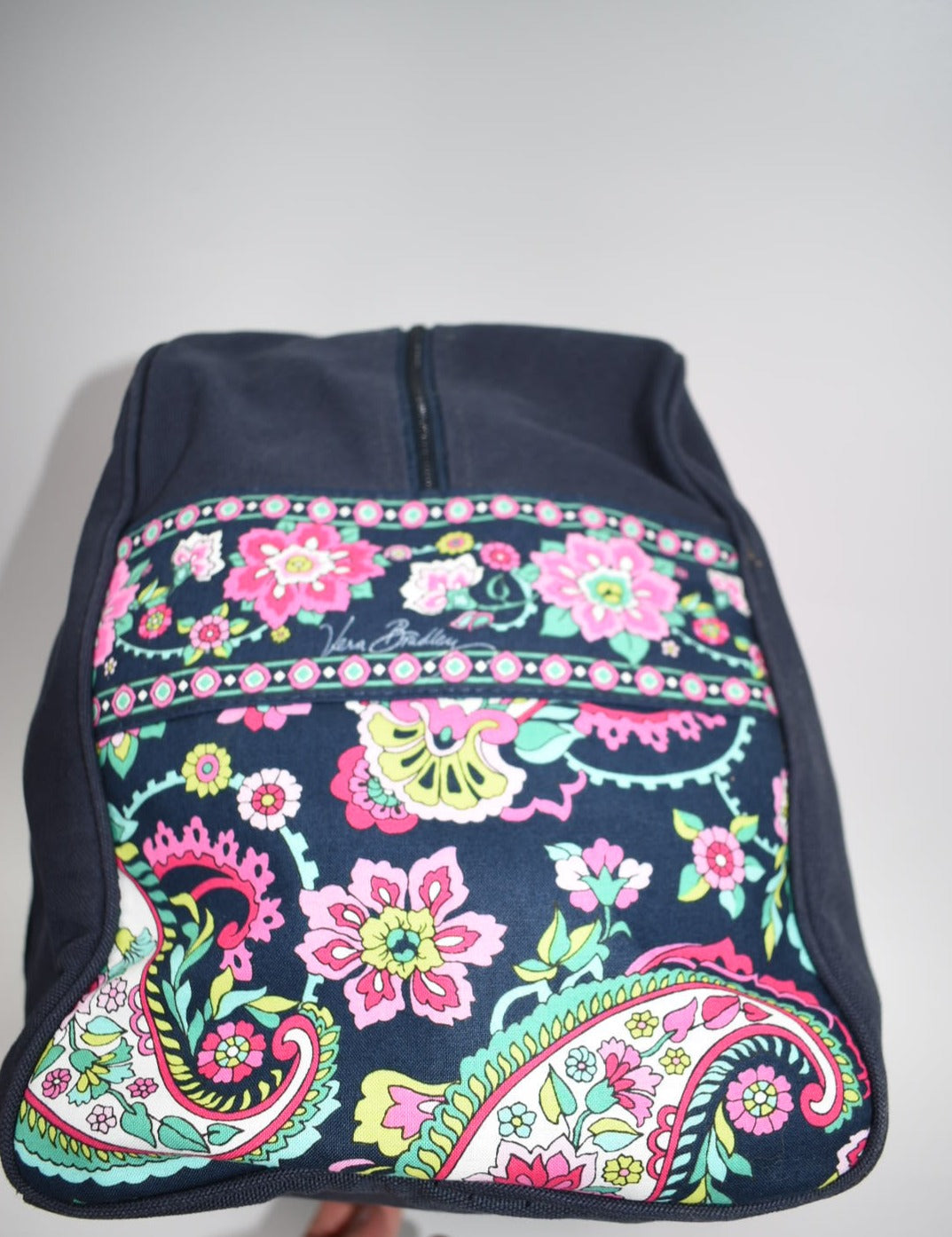 Vera Bradley Colorblock Duffel Bag in Petal Paisley Pattern