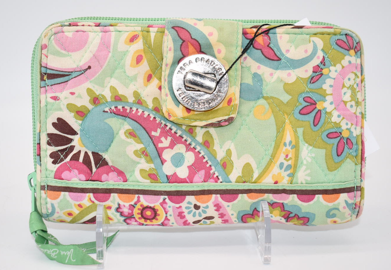 Vera Bradley Turnlock Wallet in "Tutti Frutti" Pattern
