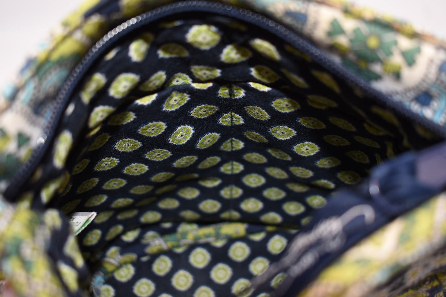 Vera Bradley Hannah Small Pleated Bag in "Cambridge" Pattern