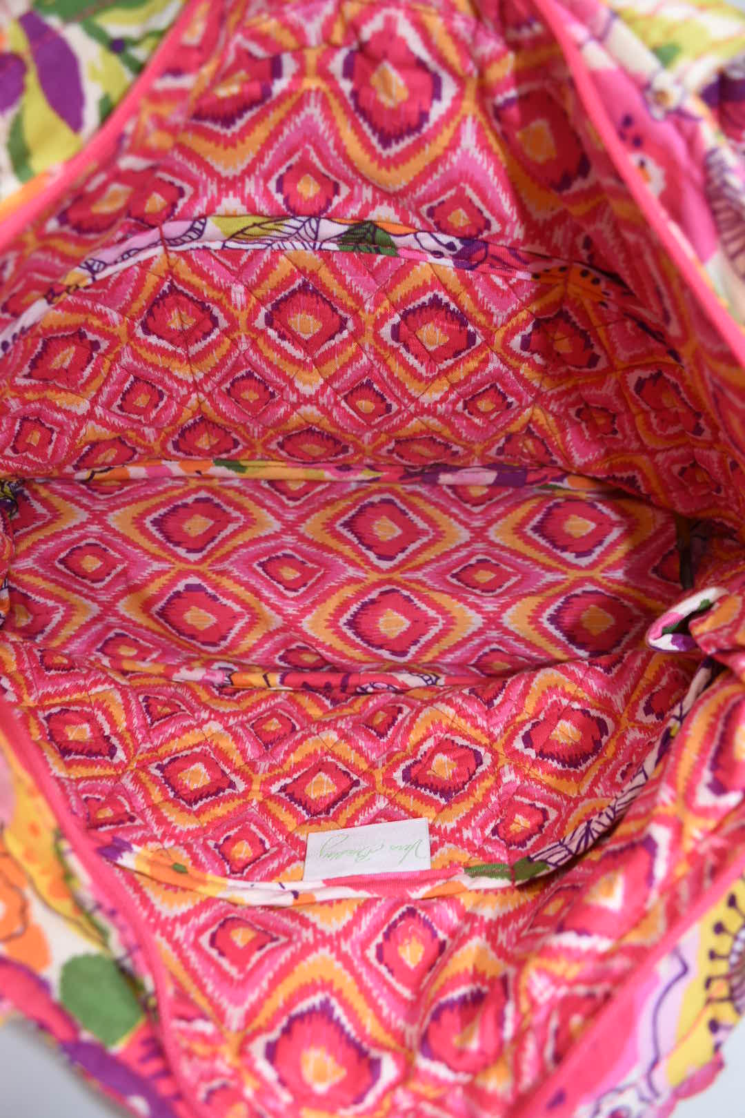 Vera Bradley Large Mandy Tote Bag in "Clementine" Pattern