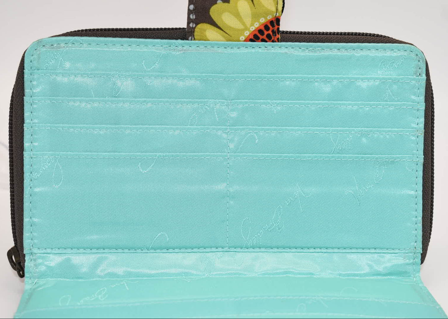 Vera Bradley Turnlock Wallet in "Flower Shower" Pattern