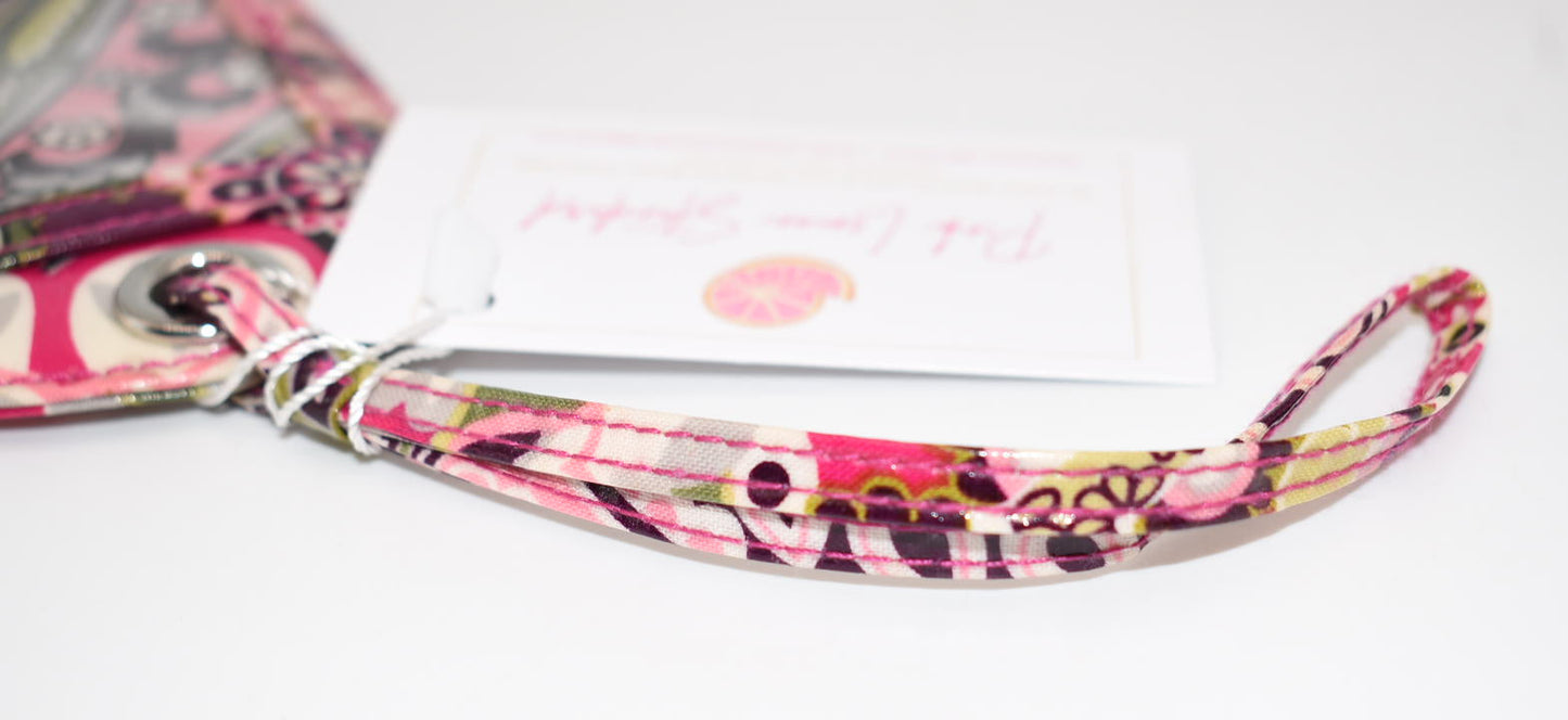Vera Bradley ID Luggage Tag in "Very Berry Paisley" Pattern