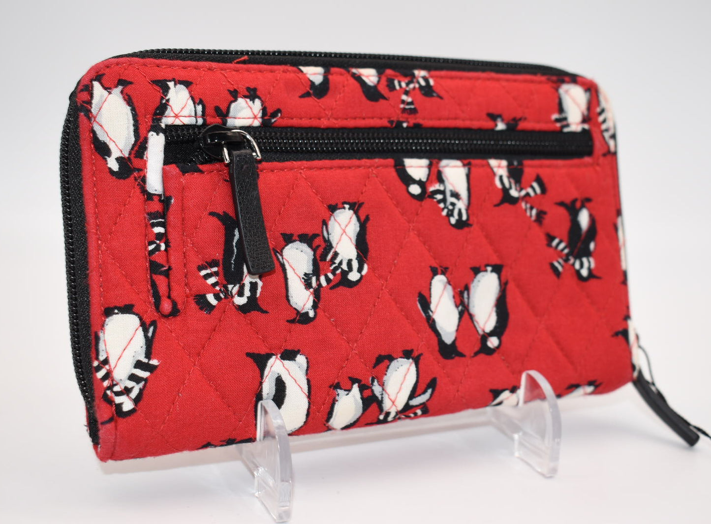 Vera Bradley Turnlock Wallet in "Playful Penguins" Pattern