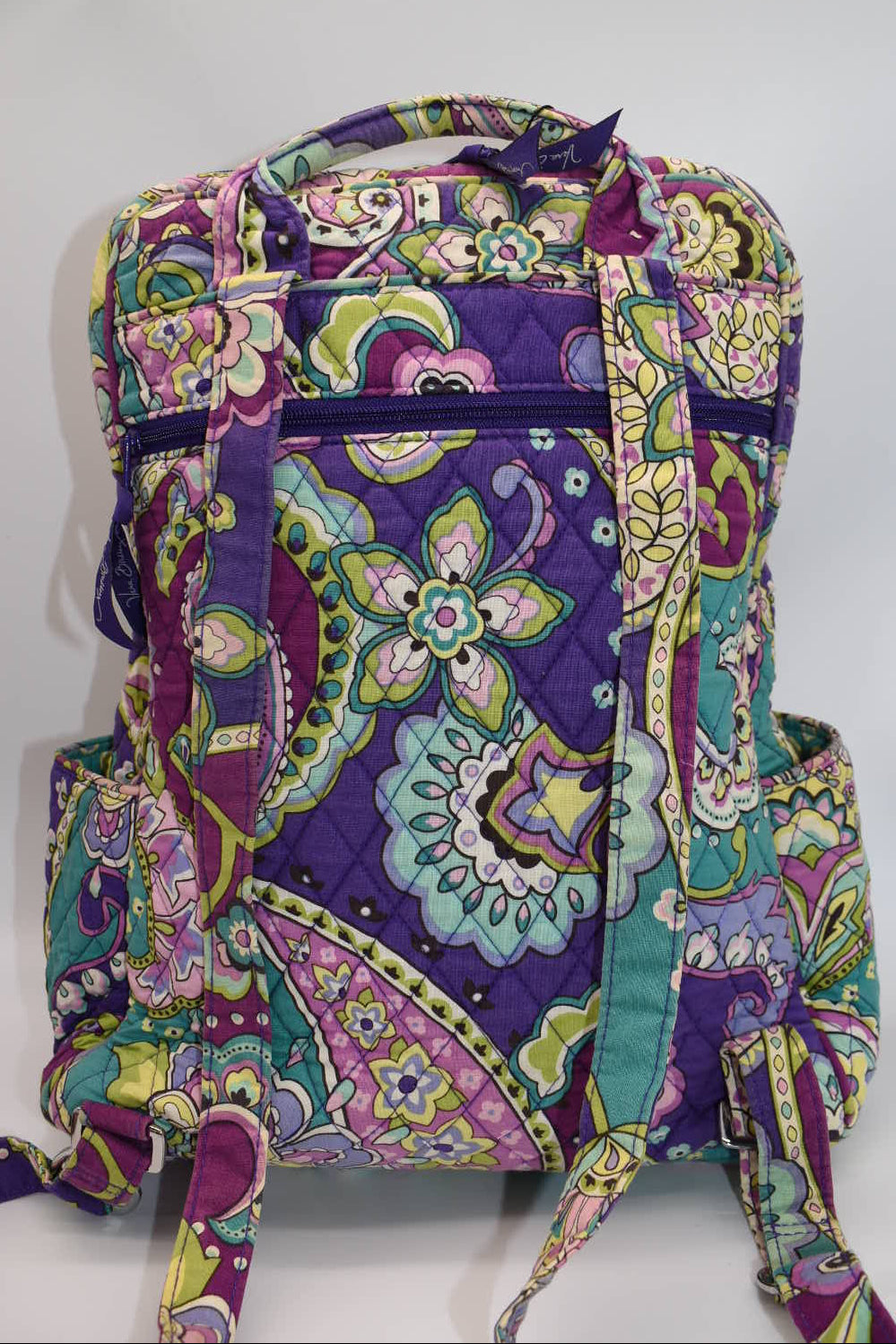 Vera Bradley Ultimate Quilted Cotton Backpack in "Heather" Pattern
