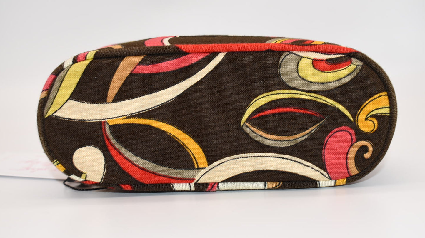 Vera Bradley Cosmetic Brush & Pencil Case in "Puccini" Pattern