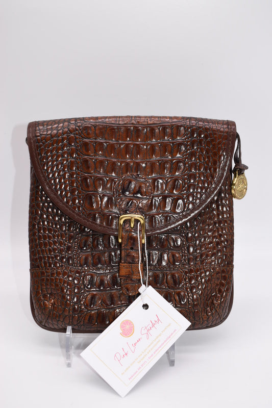 Brahmin Vintage Leather Crossbody Bag