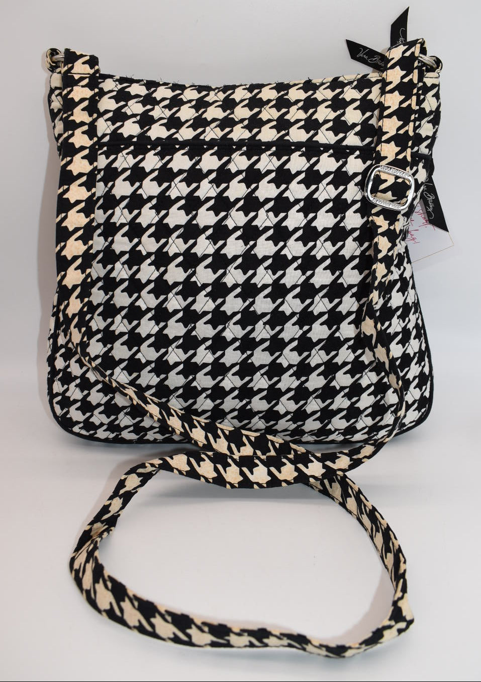 Vera Bradley Triple Zip Hipster Crossbody Bag in "Houndstooth" Pattern
