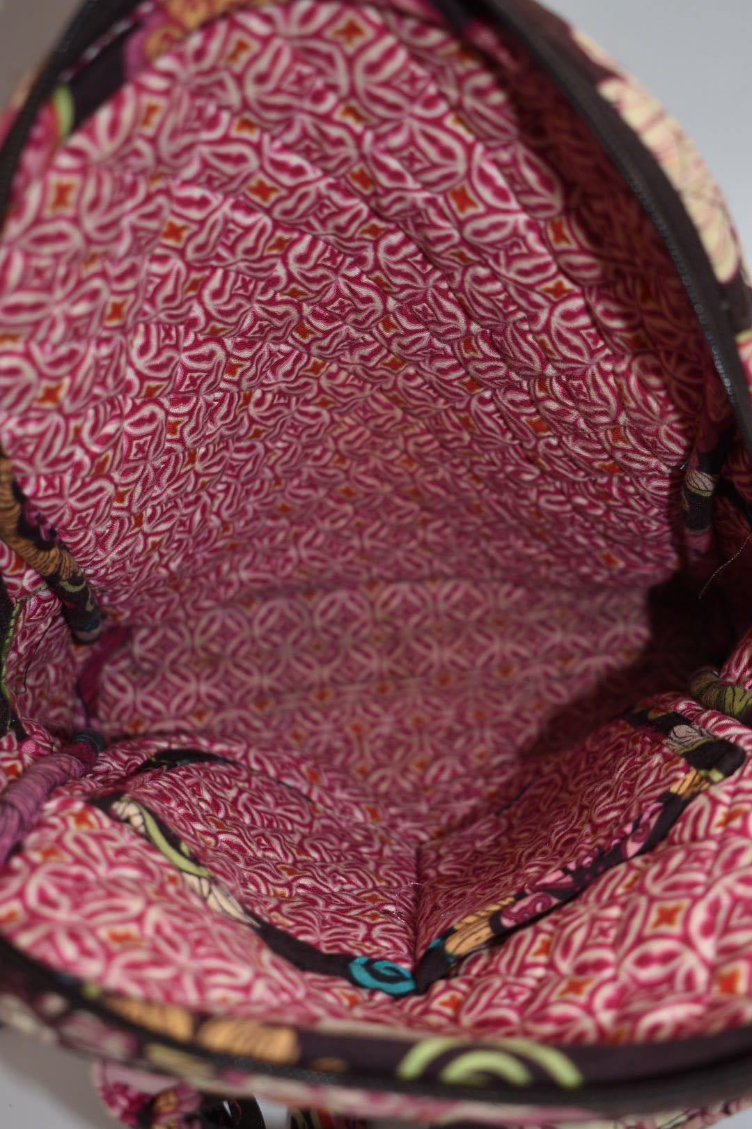 Vera Bradley Small Quilted Cotton Backpack in "Mod Floral- Pink" Pattern