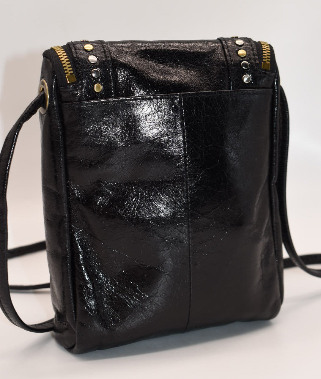 HOBO INTL Fern Studded Crossbody Bag in Black