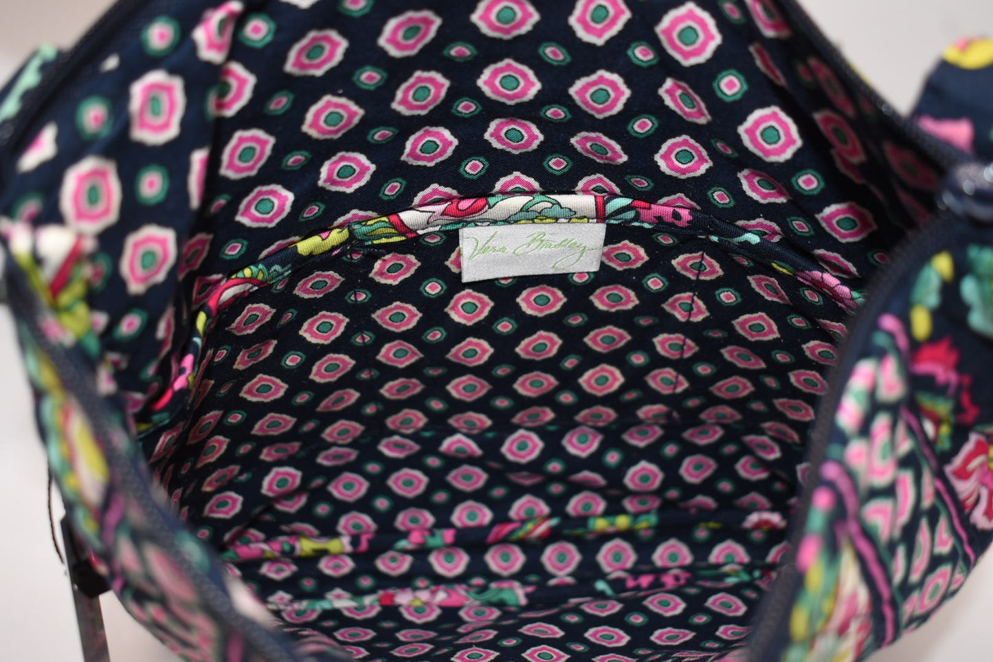 Vera Bradley Hipster Crossbody Bag "Petal Paisley" Pattern