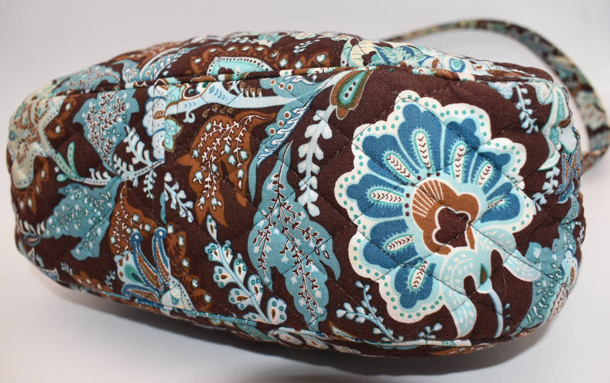Vera Bradley Hobo Shoulder Bag in "Java Blue" Pattern
