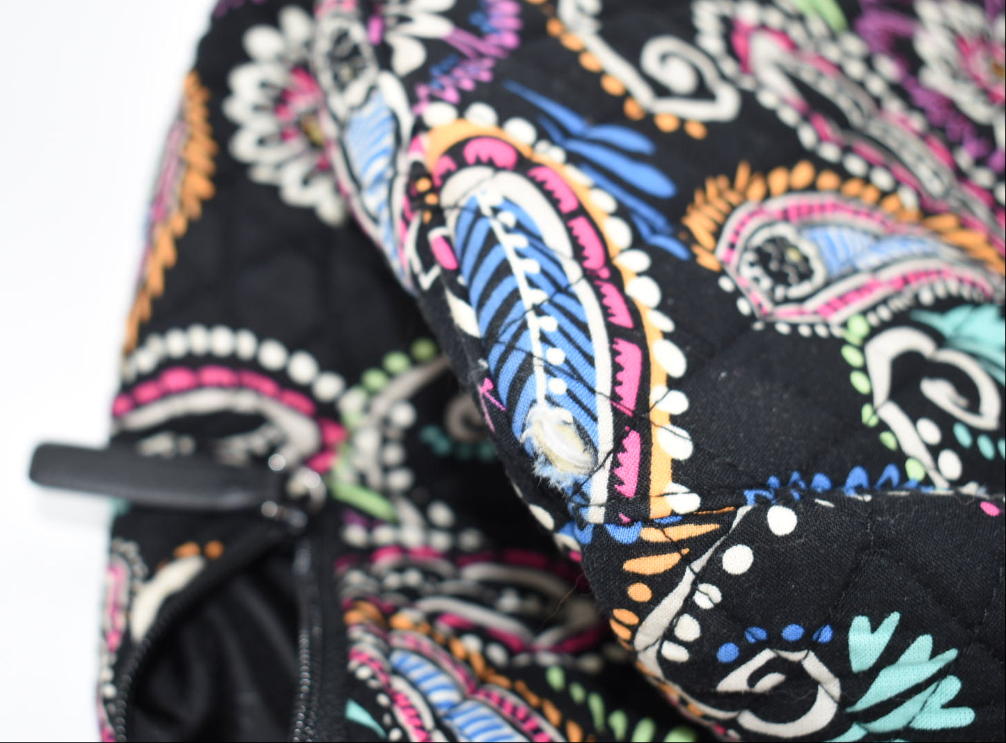 Vera Bradley Triple Compartment Travel Bag in "Bandana Swirl" Pattern