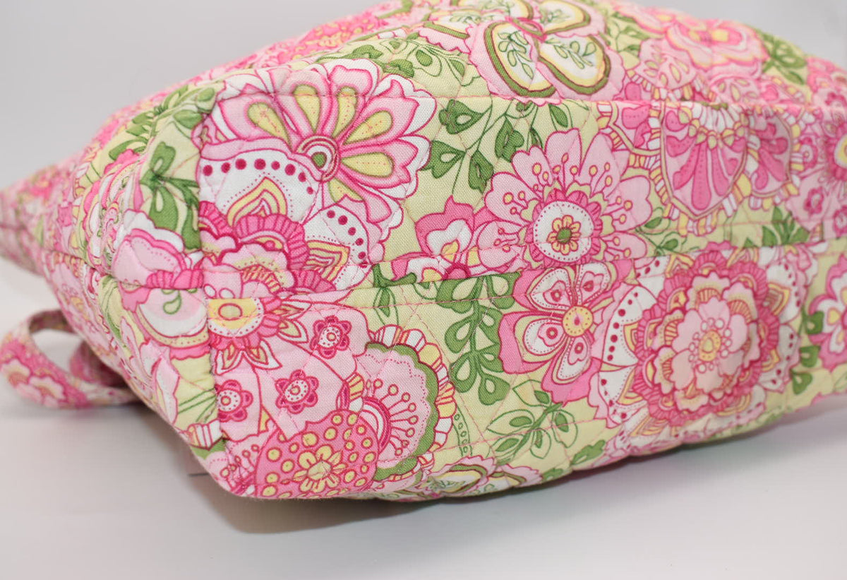 Vera Bradley Quilted Cotton Everyday Tote Bag in "Petal Pink" Pattern