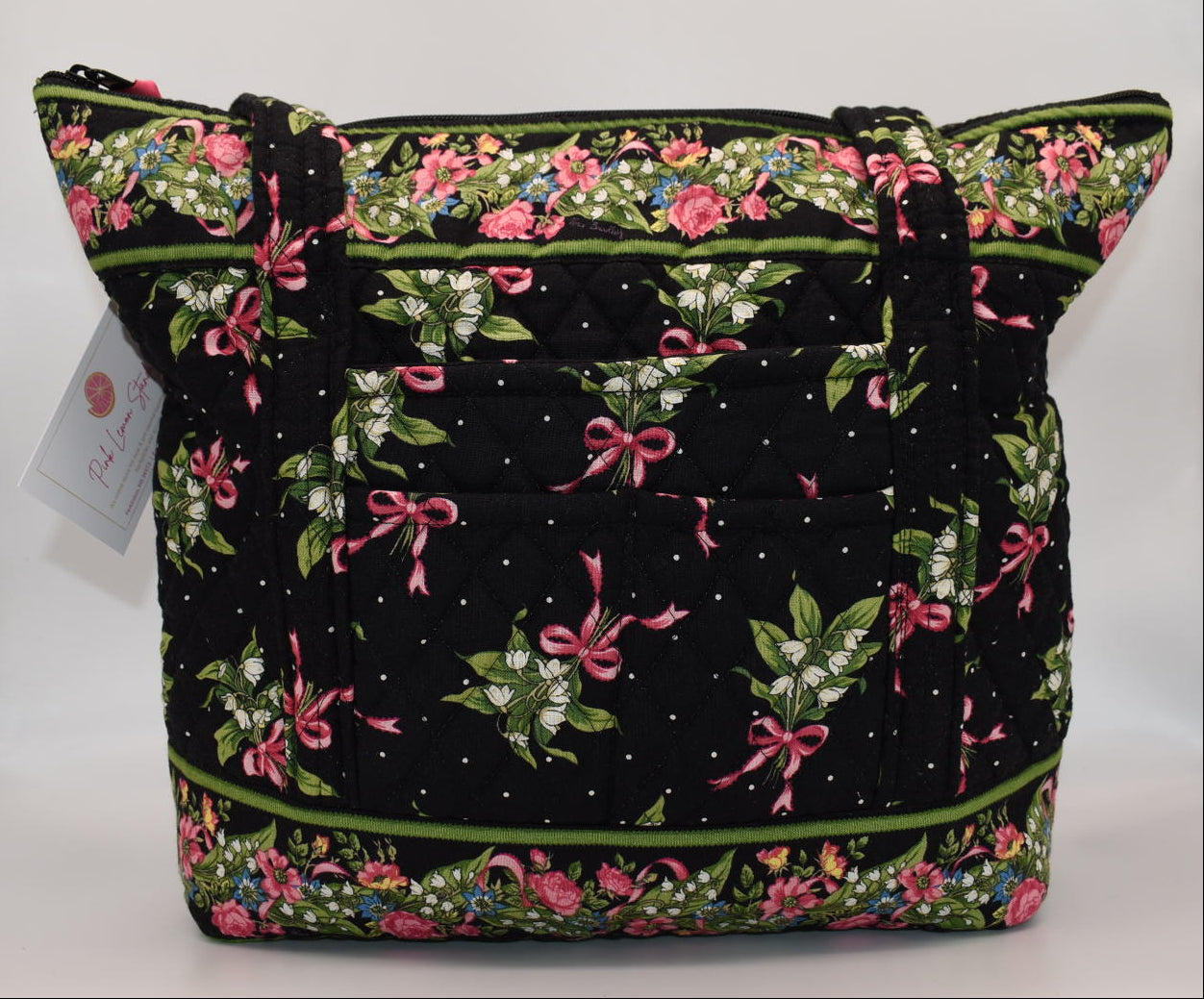Vera Bradley Villager Tote Bag in "New Hope-1999" Pattern