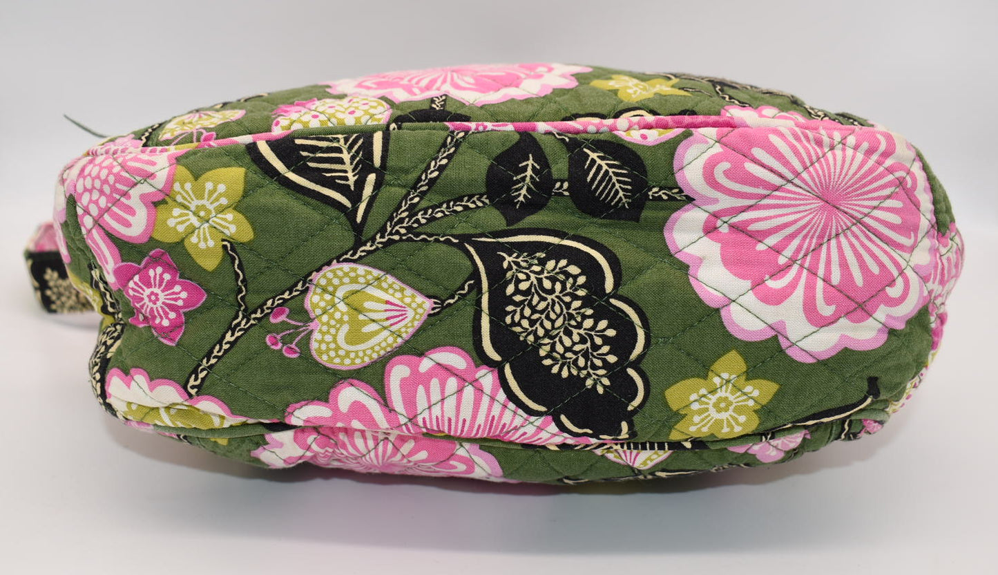Vera Bradley On-the-Go Crossbody Bag in "Olivia Pink" Pattern