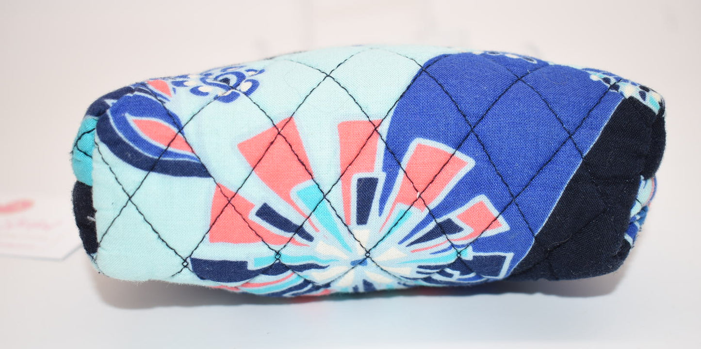 Vera Bradley Cosmetic Bag in "Lotus Flower Swirl" Pattern