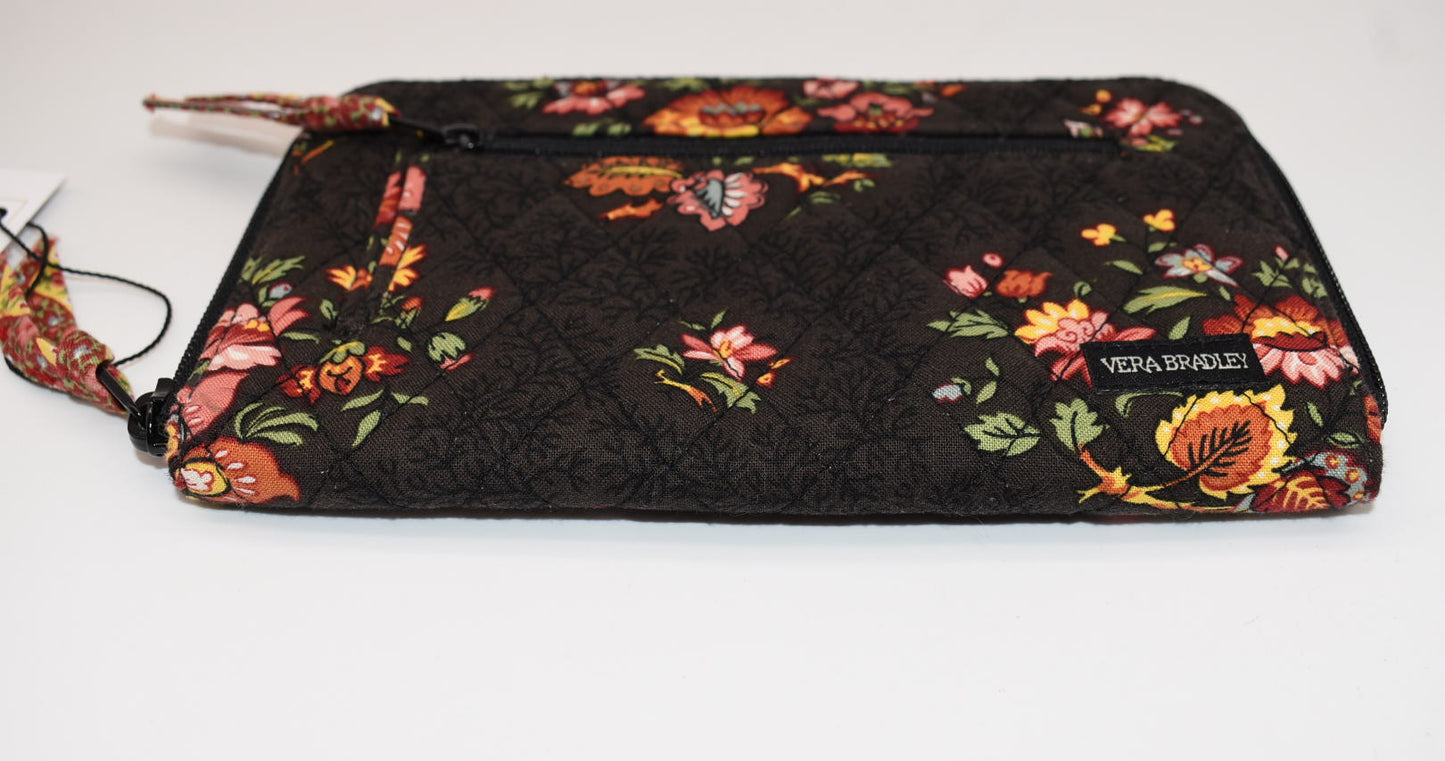 Vera Bradley Zip Around Wallet in "Chocolate" Pattern