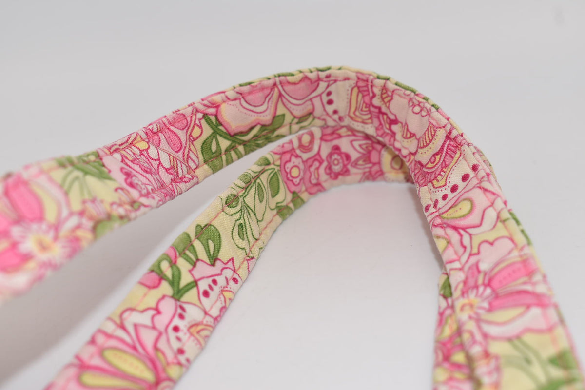 Vera Bradley Quilted Cotton Everyday Tote Bag in "Petal Pink" Pattern