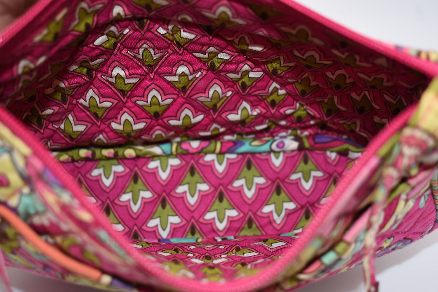 Vera Bradley Little Crossbody Bag in "Pink Swirls" Pattern