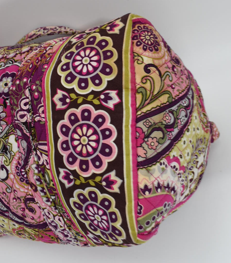 Vera Bradley Medium Duffel Bag in "Very Berry Paisley" Pattern
