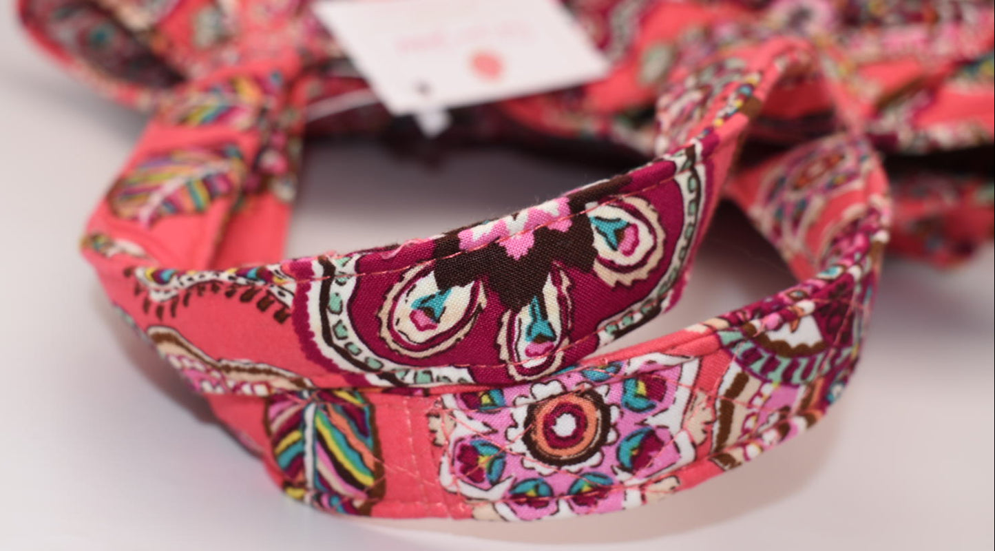 Vera Bradley Side By Side Tote Bag in "Call Me Coral" Pattern