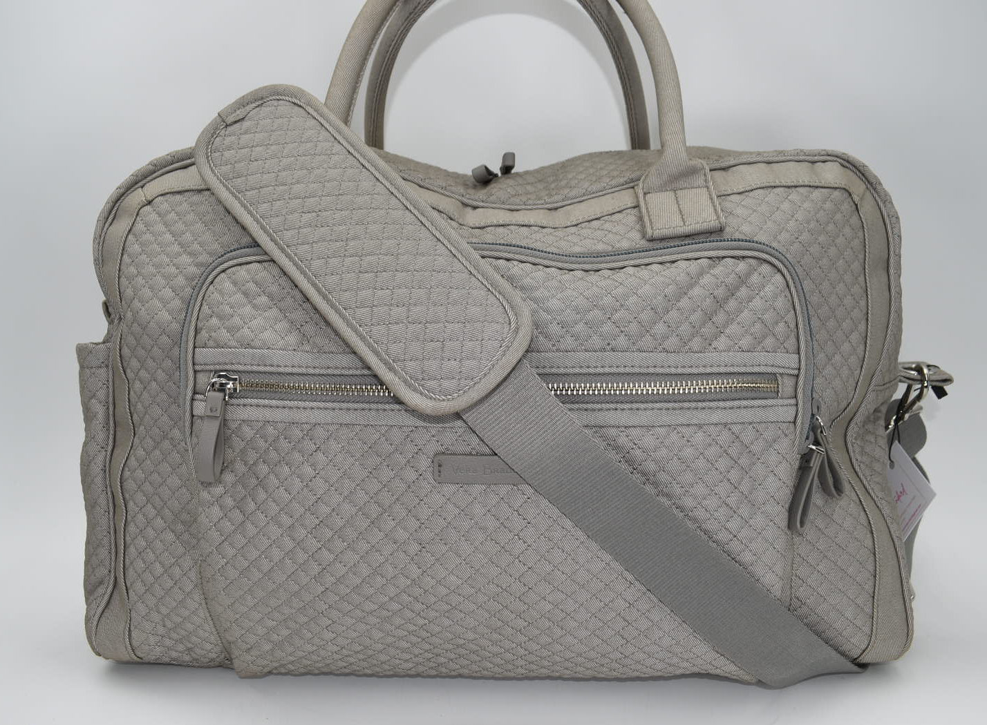Vera Bradley Iconic Weekender Travel Bag in Charcoal Gray
