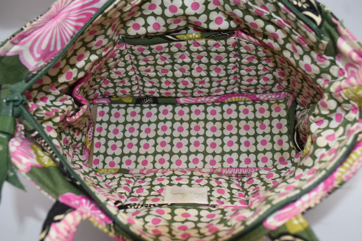 Vera Bradley Mandy Shoulder Tote Bag in "Chelsea Green" Pattern