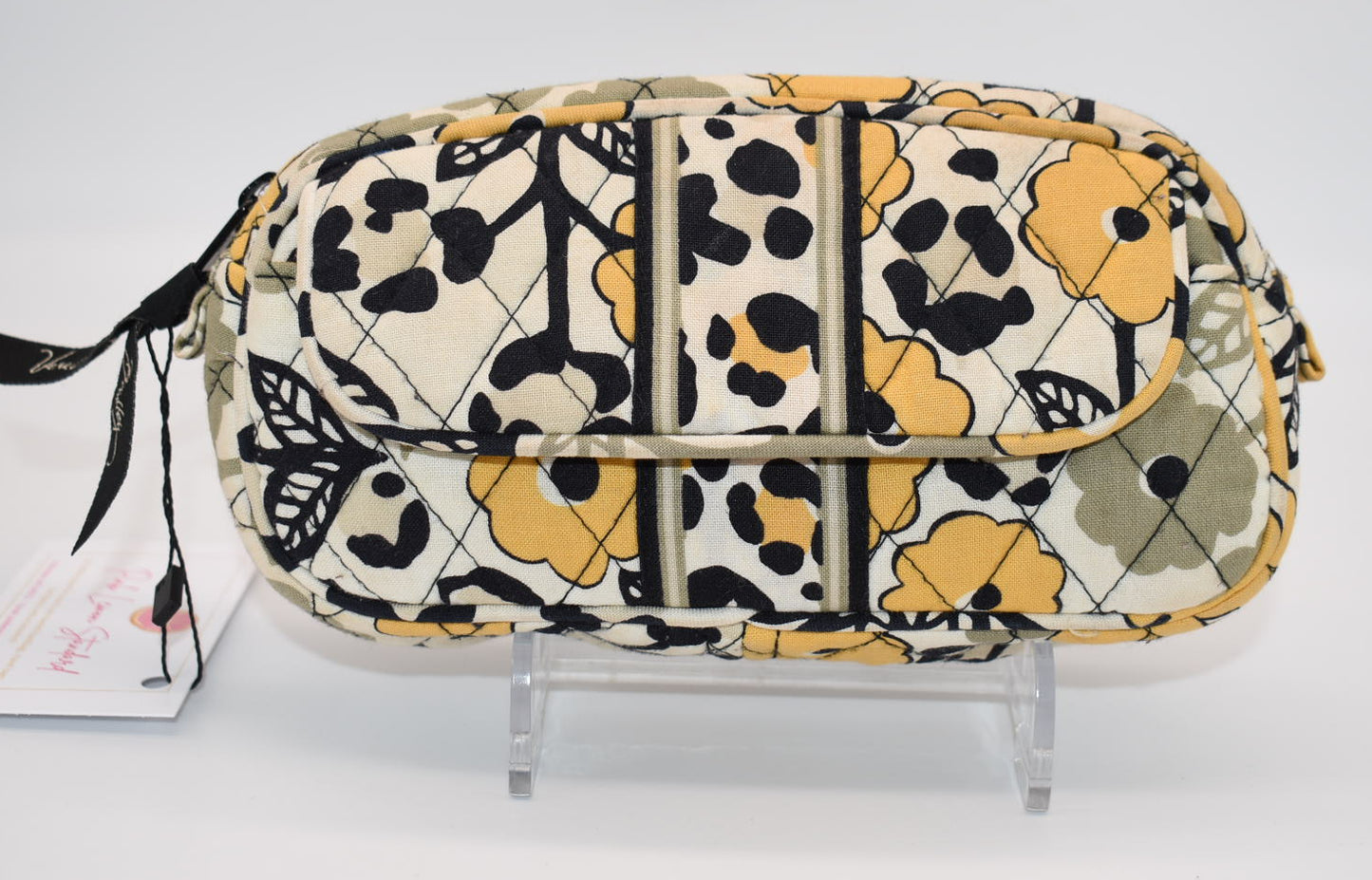Vera Bradley Zip Mirror Cosmetic Case in "Go Wild" Pattern
