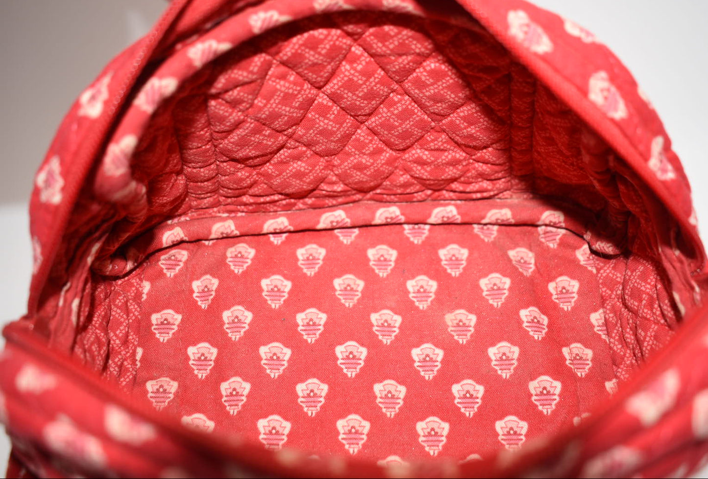 Vera Bradley Mini Tote Bag in "Nantucket Red" Pattern