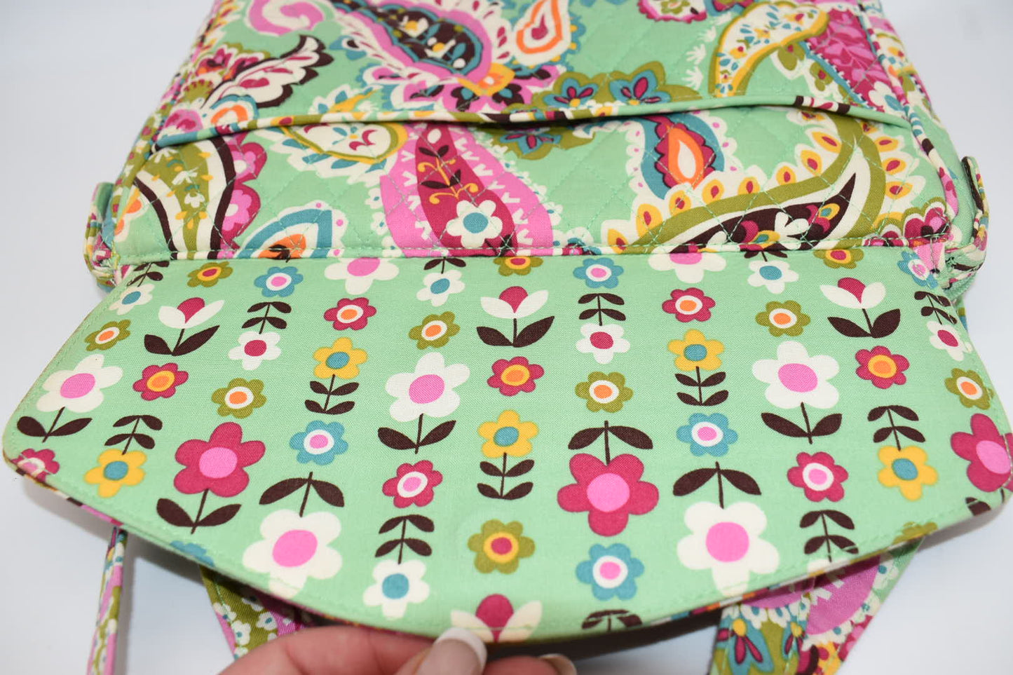Vera Bradley Slim Crossbody Bag in "Tutti Frutti" Pattern