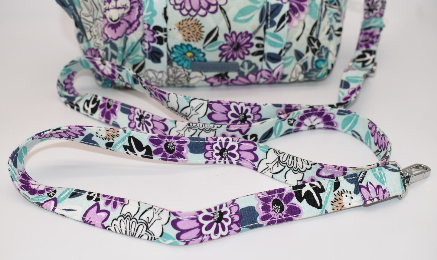 Vera Bradley Mini Satchel Bag in "Penelope's Garden" Pattern