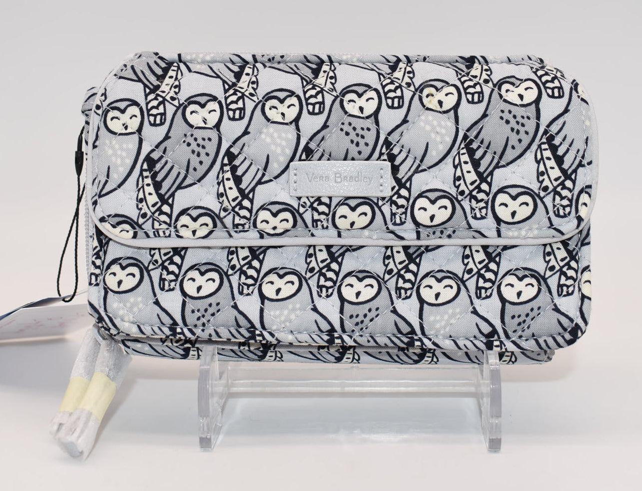 Vera Bradley Iconic RFID All in One Crossbody Bag in "Owls" Pattern