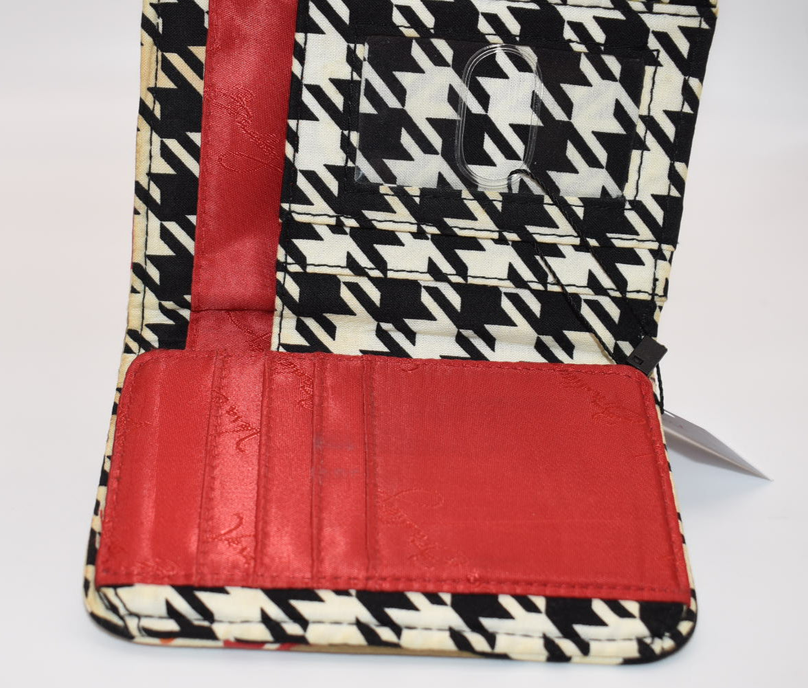 Vera Bradley Trifold Euro Wallet in "Bittersweet" Pattern